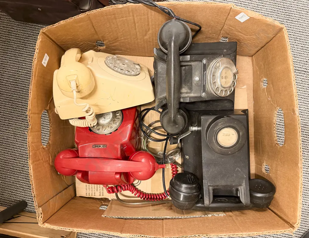 Four Assorted Vintage Telephones Image 1++