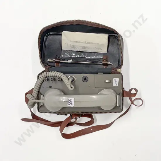 Vintage Cased Portable Telephone