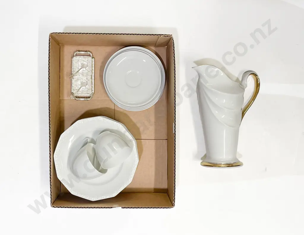 Qty of Assorted White China incl Hutchsenreuther Image 1++