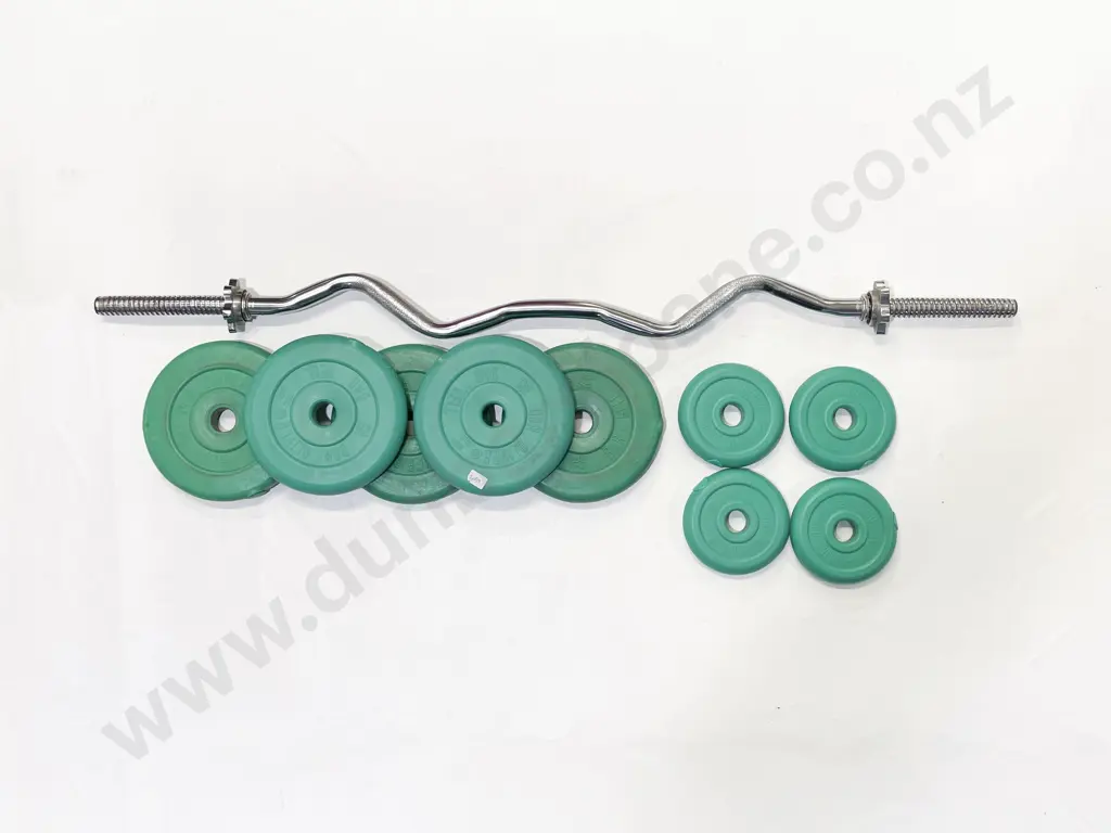Qty of Assorted Vintage Weights with Bar Image 1++