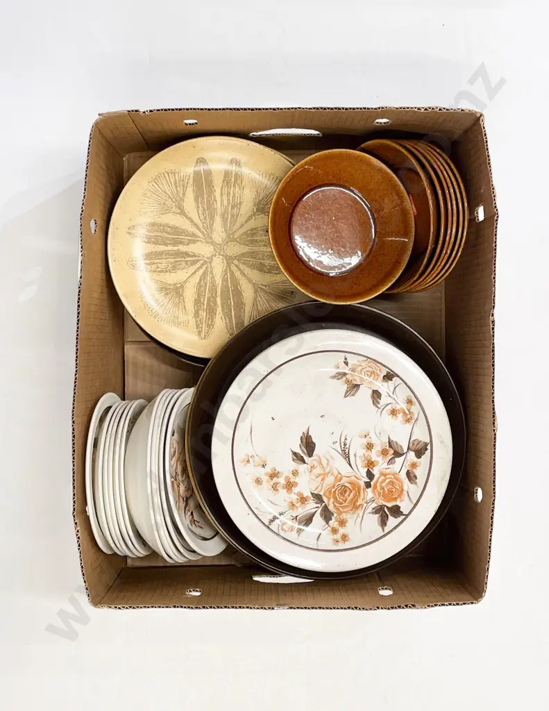 Box of Assorted China incl Crown Lynn Image 1++