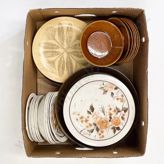Box of Assorted China incl Crown Lynn