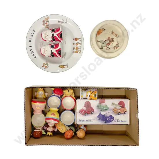 Qty of Assorted Novelty Egg Cups Etc
