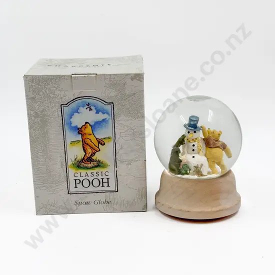 Boxed Michel & Company Winnie the Pooh Snow Globe
