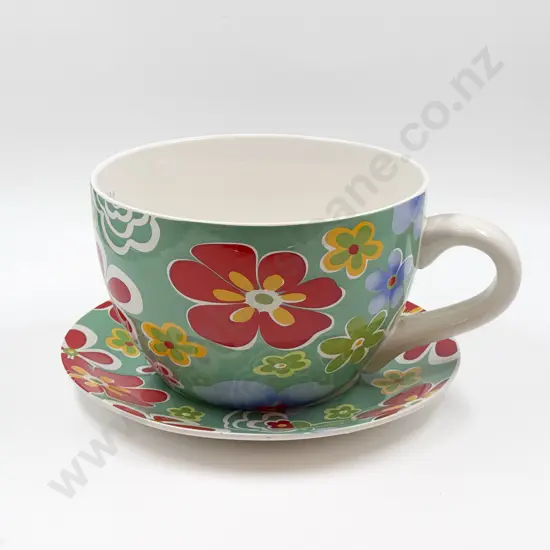 Large Tea Cup & Saucer Form Planter