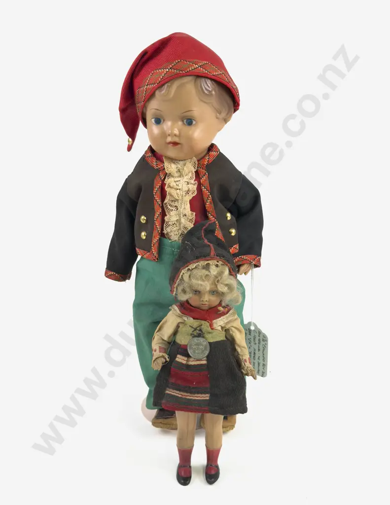 Kajsa Sweden Celluloid Character Doll Image 1++