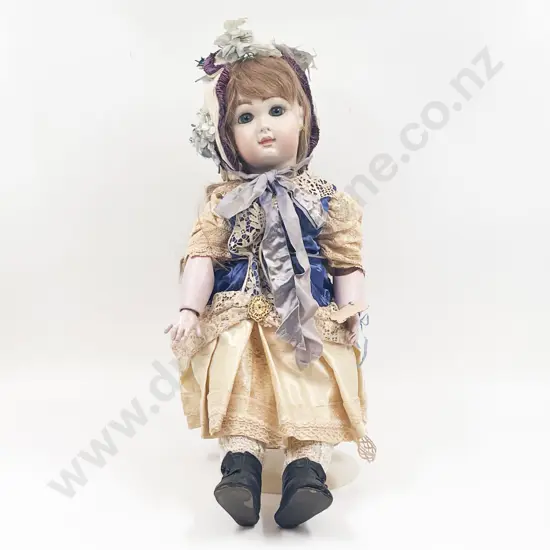 New Bisque Doll on French Composition Body
