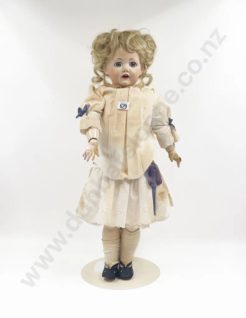 New Bisque Doll on Ball Jointed Composition Body Image 1++