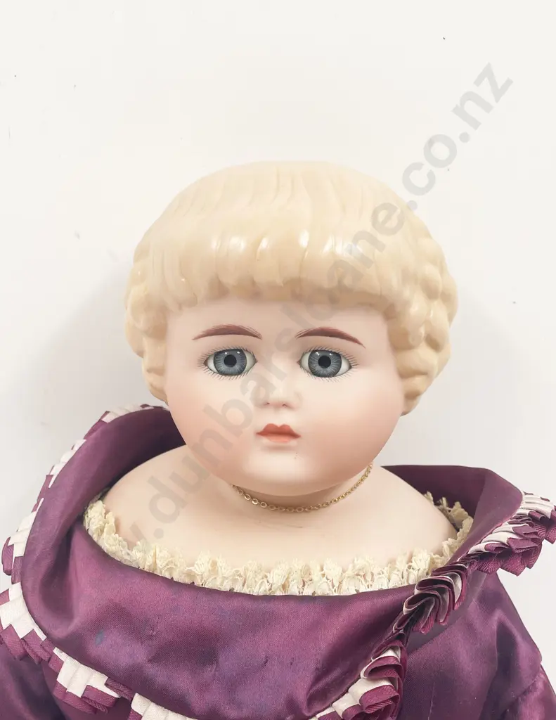 New Bisque China Head Shoulder Plate Doll by Lynda Jacobsen Image 1++