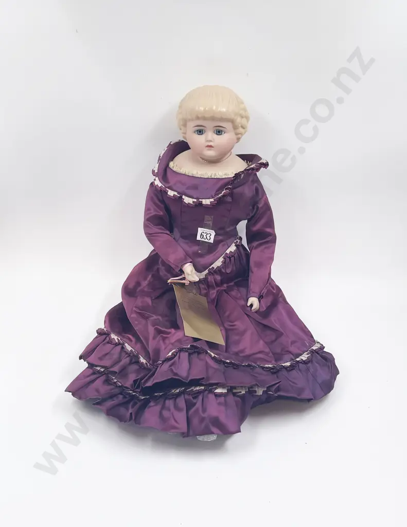 New Bisque China Head Shoulder Plate Doll by Lynda Jacobsen Image 1++