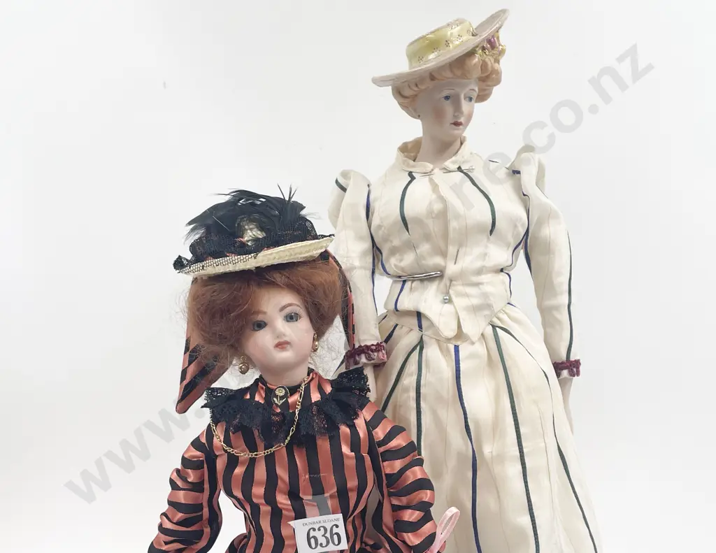 Two New Bisque Fashion Dolls Image 1++