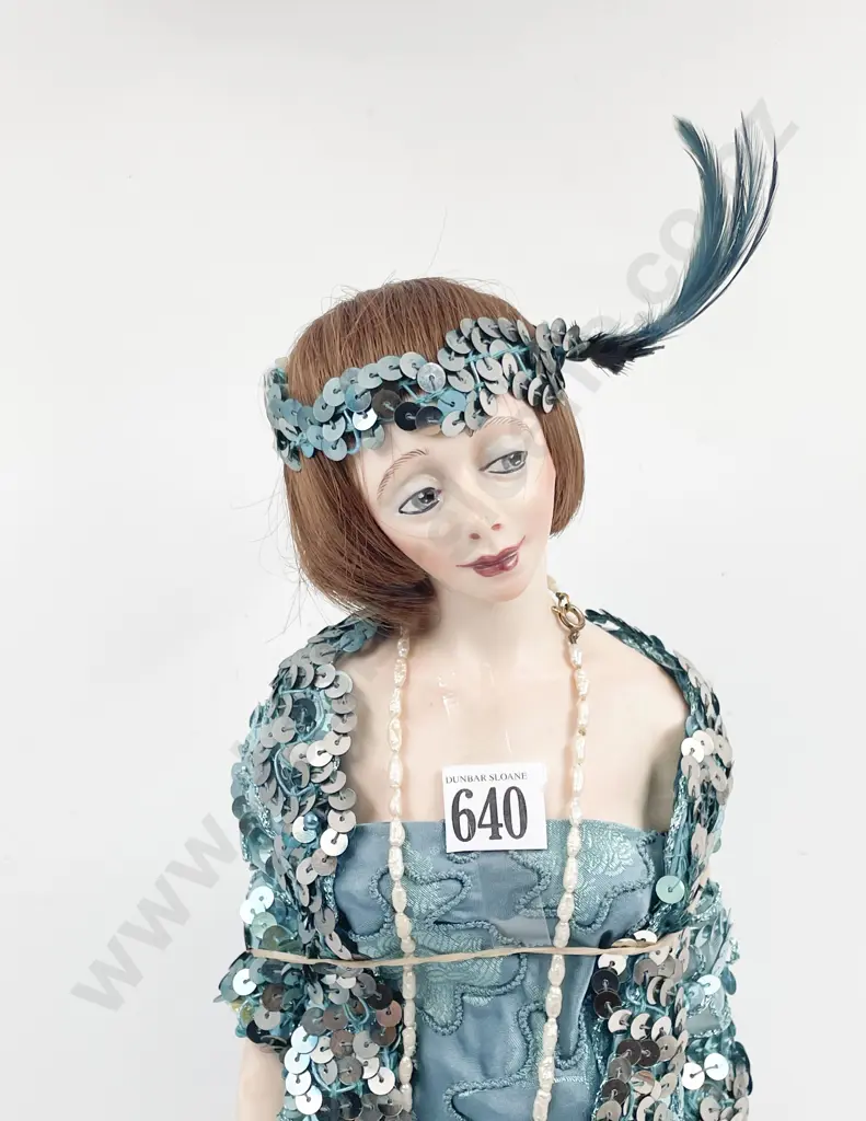 New Bisque Character Flapper Doll Image 1++