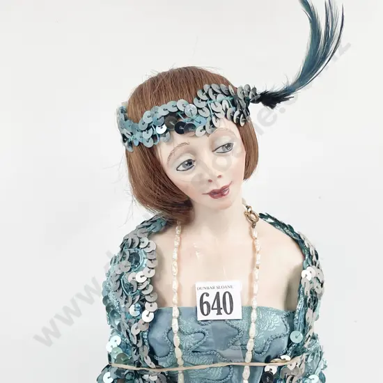 New Bisque Character Flapper Doll