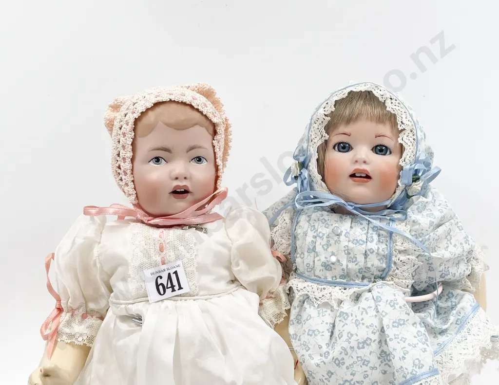 Two New Bisque Character Dolls Image 1++