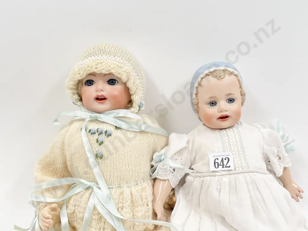 Two New Bisque Character Dolls on Composition Bodies Image 1++