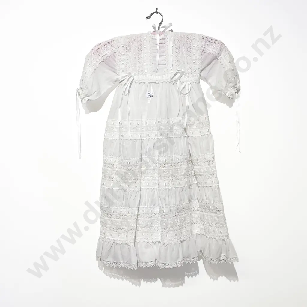 Broderie Anglaise Cotton Toddler's Gown Image 1++