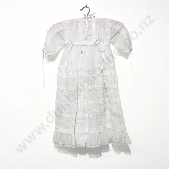 Broderie Anglaise Cotton Toddler's Gown