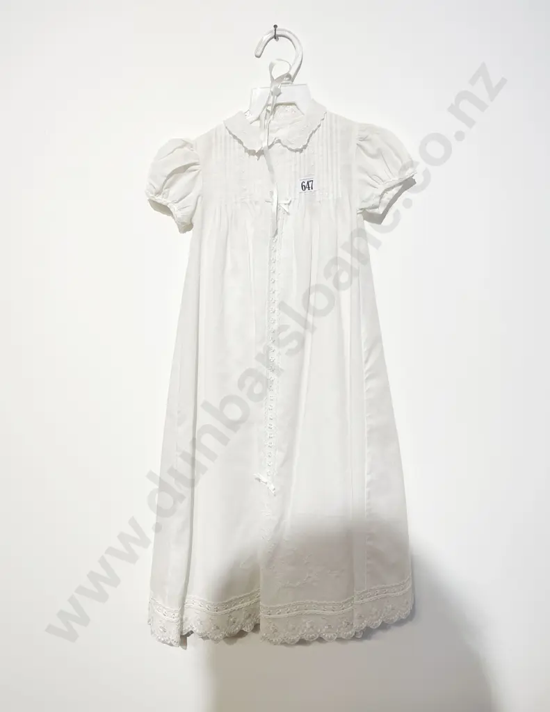Cotton & Lace Cot Gown Image 1++