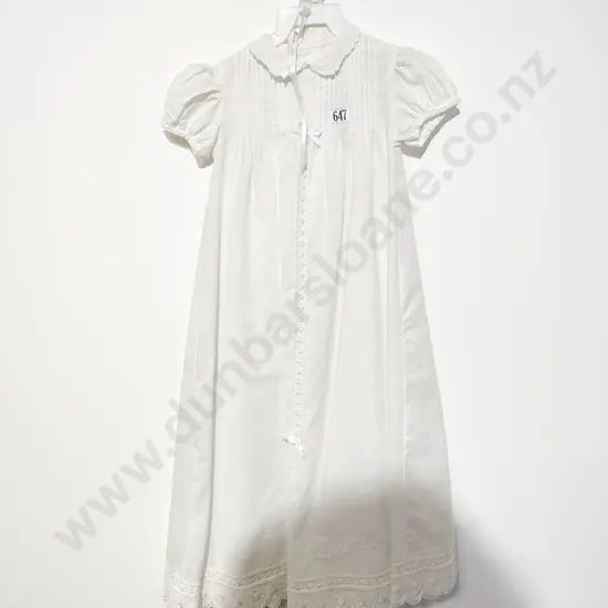 Cotton & Lace Cot Gown