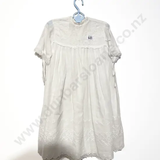 Cotton & Lace Cot Gown