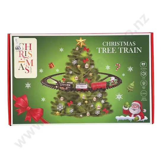 As New Boxed Christmas Tree Train