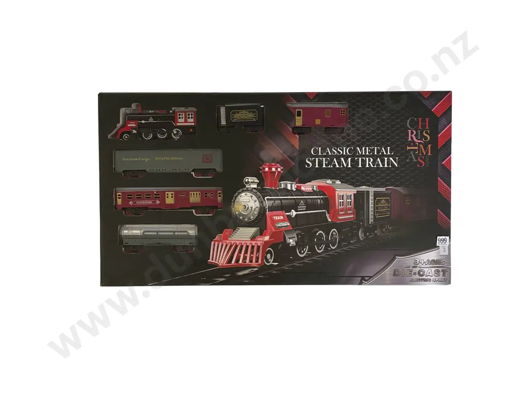 As New Boxed Christmas Steam Train Image 1++