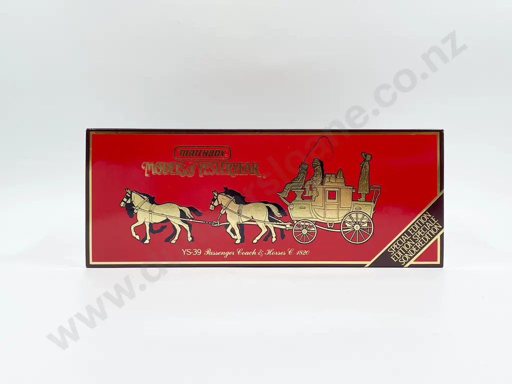Matchbox Model of Yesteryear Ltd Ed YS39 1820 Coach & Horses Image 1++