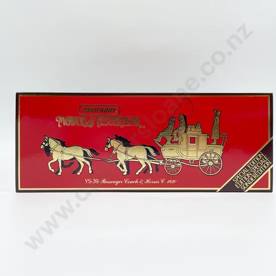 Matchbox Model of Yesteryear Ltd Ed YS39 1820 Coach & Horses