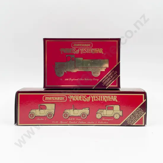 Matchbox Model of Yesteryear Ltd Ed 1920 Leyland Lorry & YS65 Austin 7 Collection