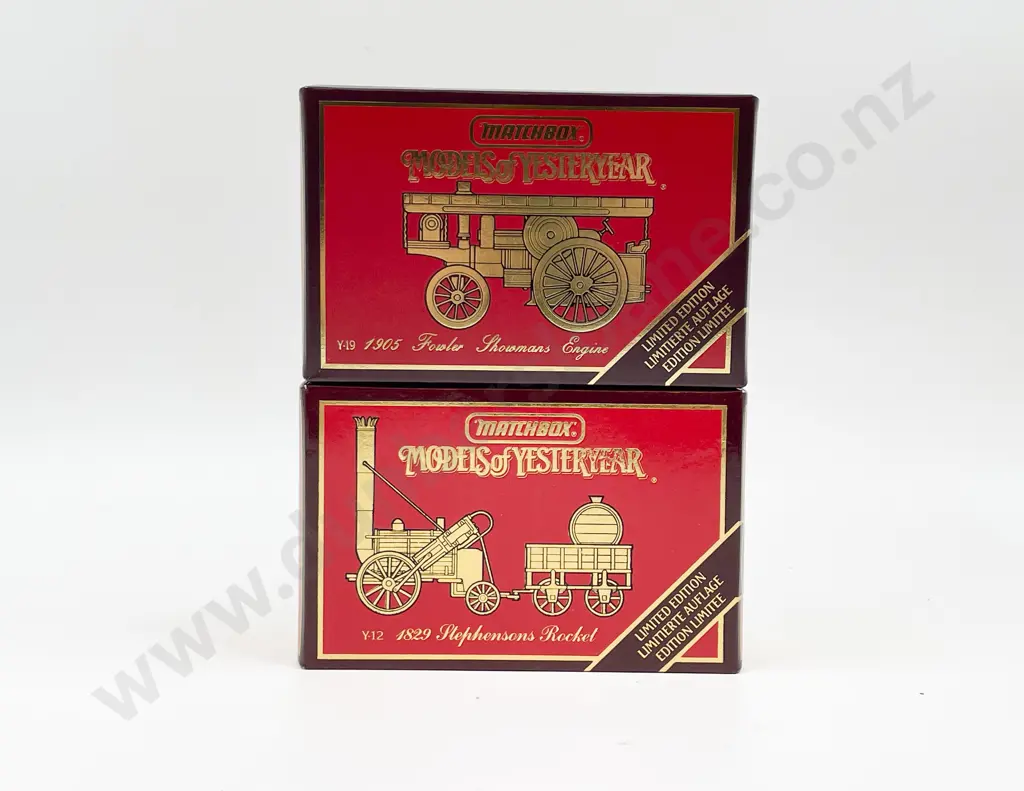 Two Special Edition Models of Yesterday Y-12 Stephensons Rocket & Y-19 Fowler Image 1++