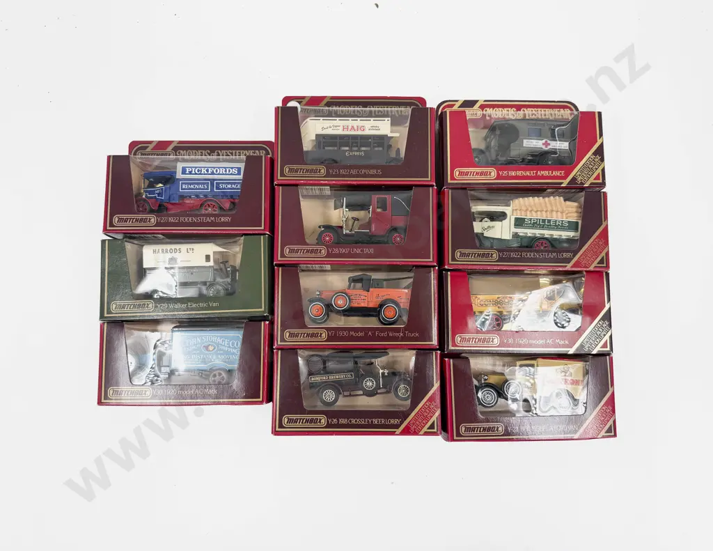 Ten Assorted Window Boxed Models of Yesteryear Image 1++