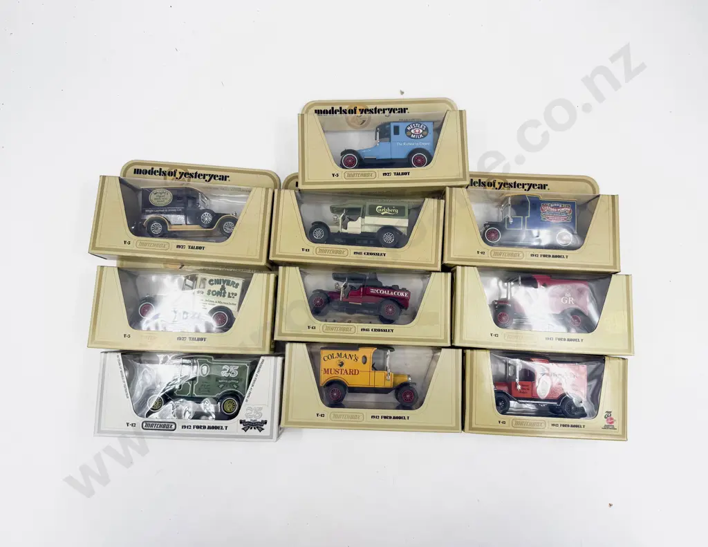 Ten Assorted Window Boxed Models of Yesteryear Image 1++