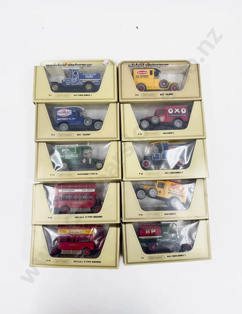 Ten Assorted Window Boxed Models of Yesteryear Image 1++