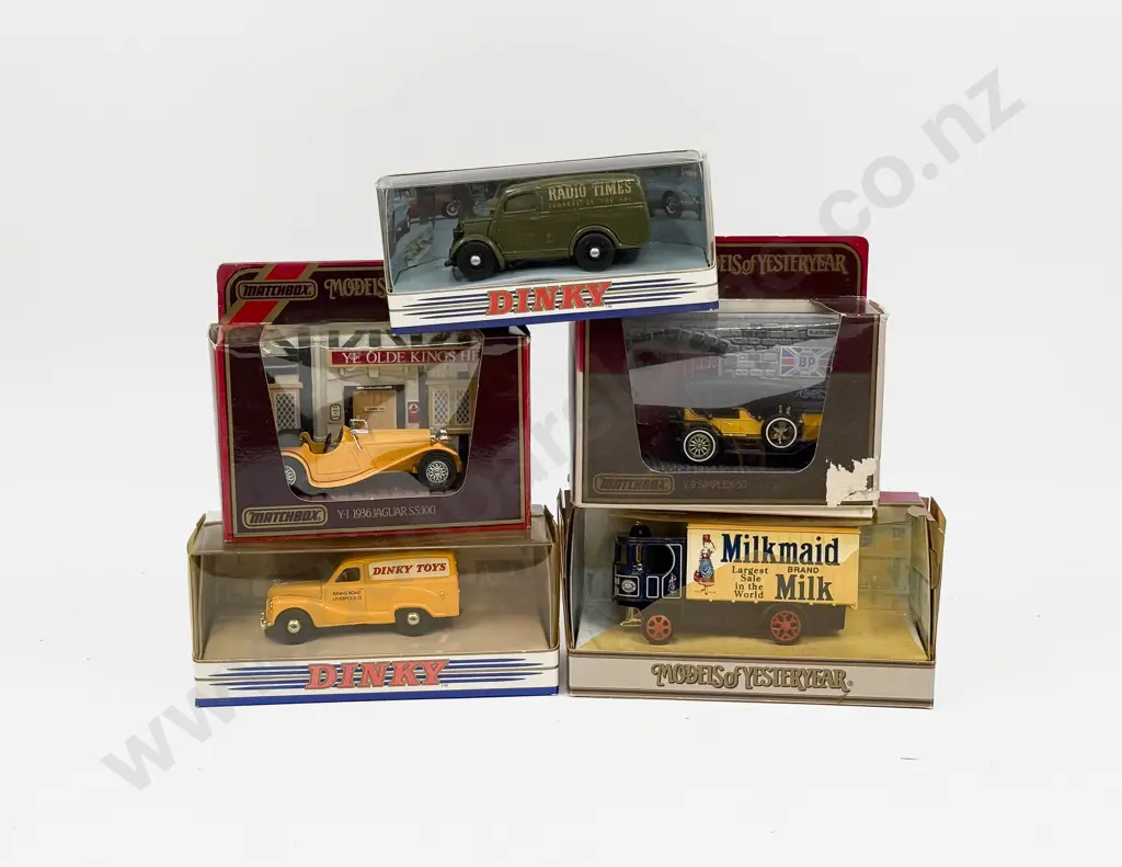 Matchbox Various Packaged Models of Yesteryear and Two Dinky Image 1++