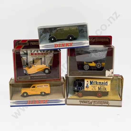 Matchbox Various Packaged Models of Yesteryear and Two Dinky