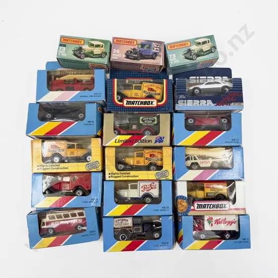 18 Matchbox MB Window Boxed Models