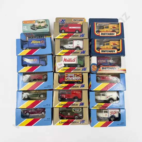 18 Matchbox MB Window Boxed Models