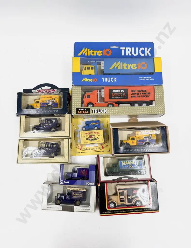 11 Various Manufacture Diecast Advertising Vehicles Image 1++