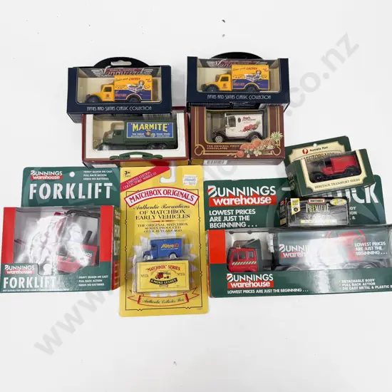 10 Various Manufacture Diecast Advertising Vehicles