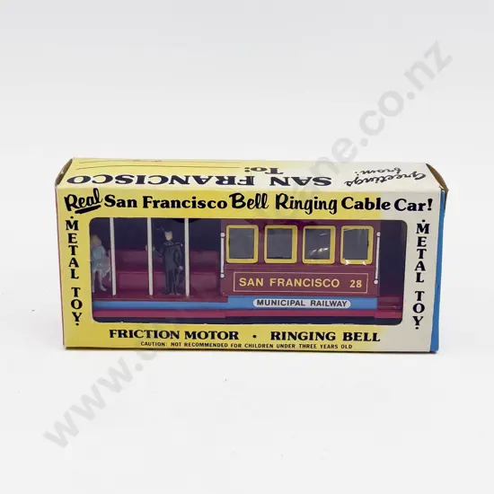 Boxed Made in China San Francisco Bell Ringing Cable Car