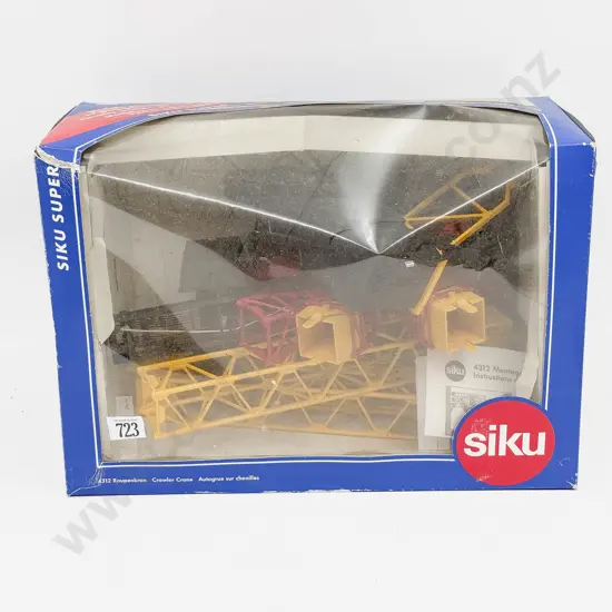 Part Boxed Siku Super Model Crawler Crane