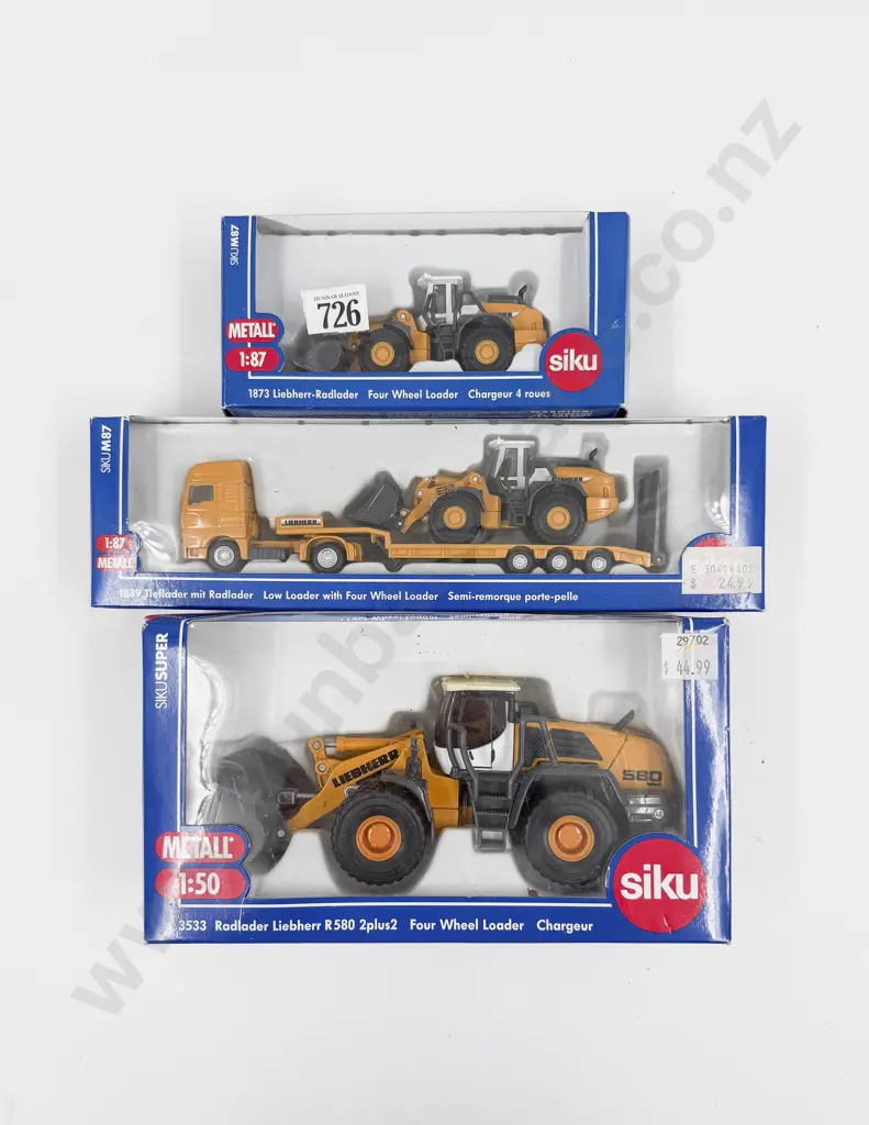 Three Boxed Siku Construction Models Image 1++