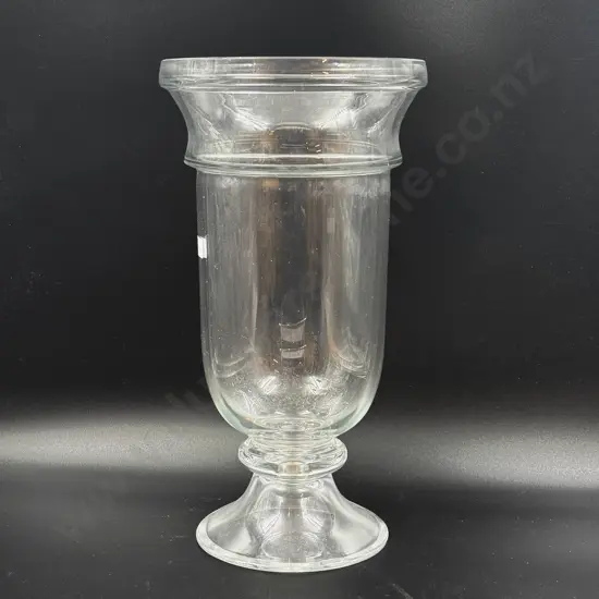 Large Glass Hurricane Vase