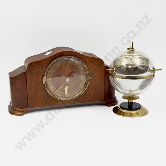 Mantle Clock & Sputnik Design Barometer