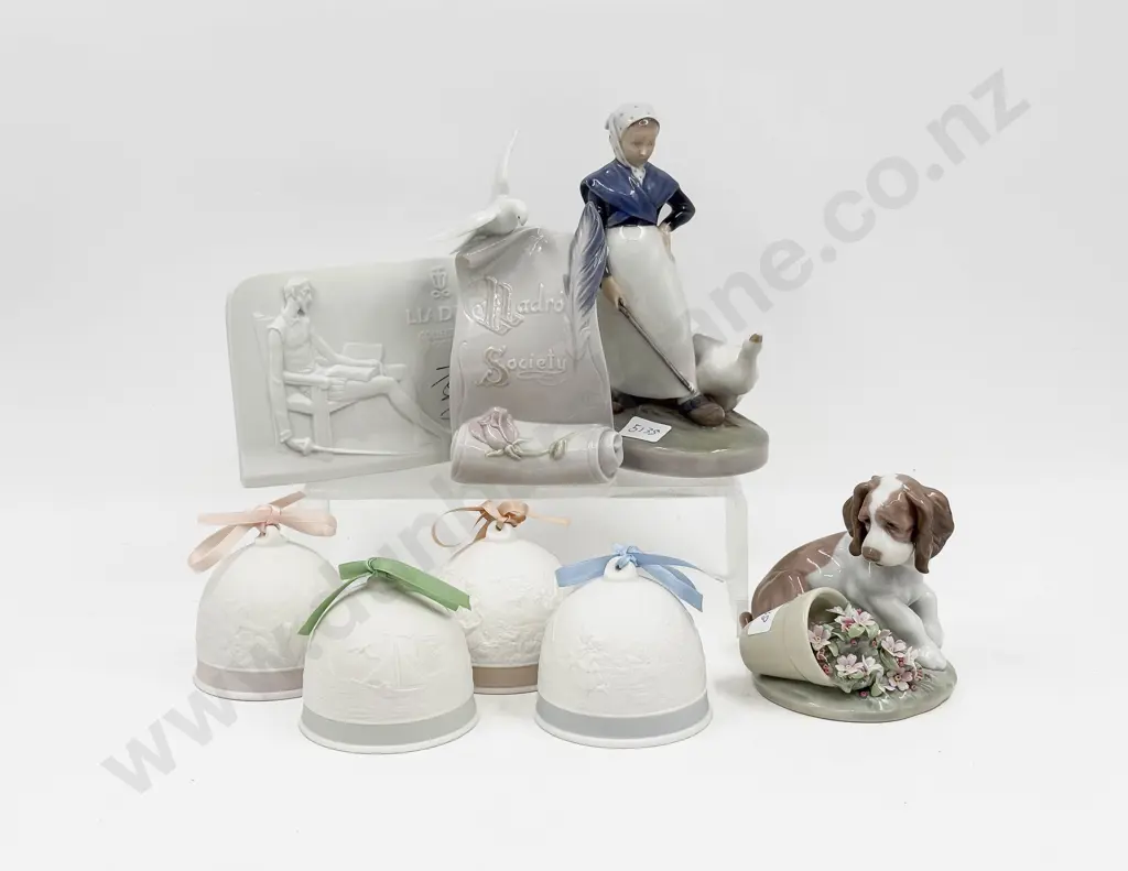Two Lladro Figures together with Assorted Lladro Comm. China Image 1++
