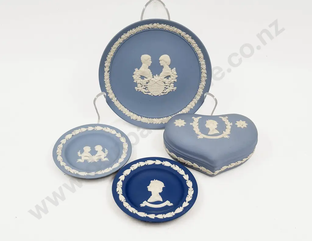 Qty of Wedgwood Royal Comm. Jasper Ware Image 1++