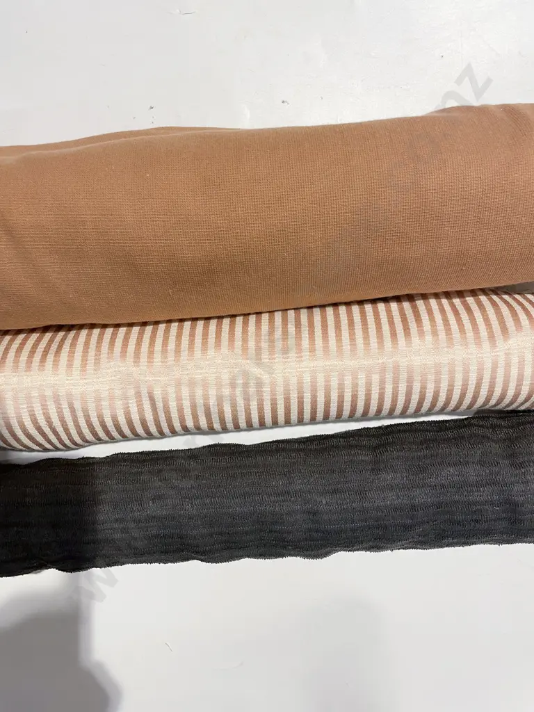 Three Bolts of Assorted Fabric Image 1++