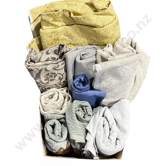 Box of Assorted Fabric