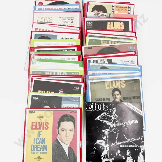 Qty of 45 RPM Vinyl Records incl Elvis