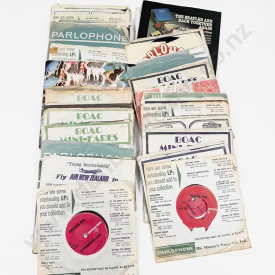 Qty of 45 RPM Vinyl Records incl Beatles